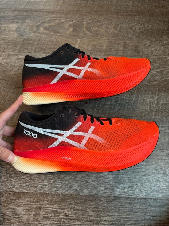 ASICS Men’s Red Orange Black Tokyo Running Sneakers main image 10